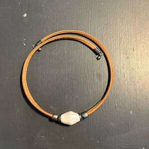 It’s basically a choker it’s not very tight..